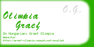 olimpia graef business card